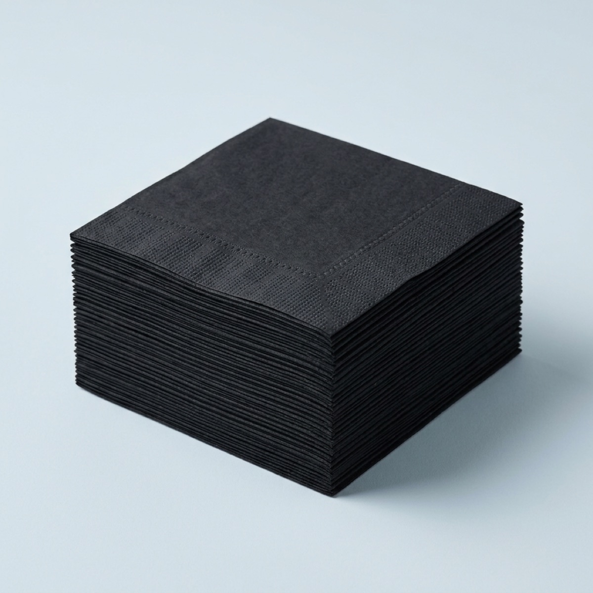 Black 3-Ply Dinner Napkins